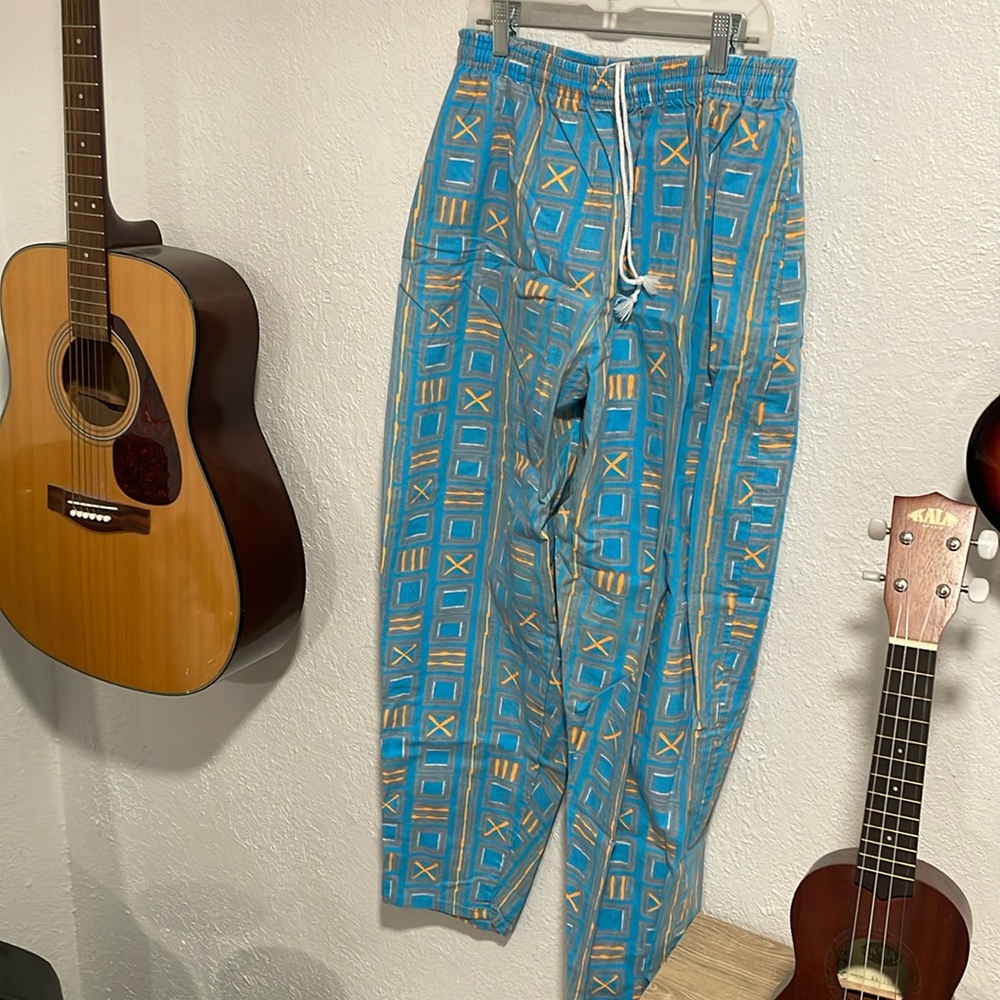 Vtg 80s Baggy Pants SURF GEAR Muscle Hip Hop Beach Parachute MC Hammer